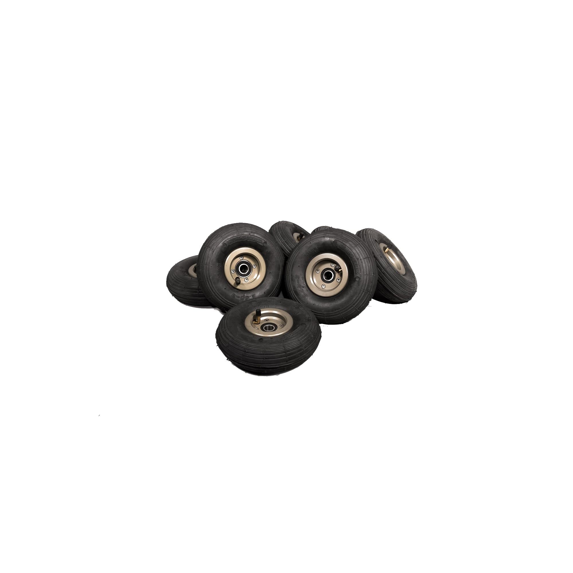 Set of pneumatic wheels (8 pcs.)