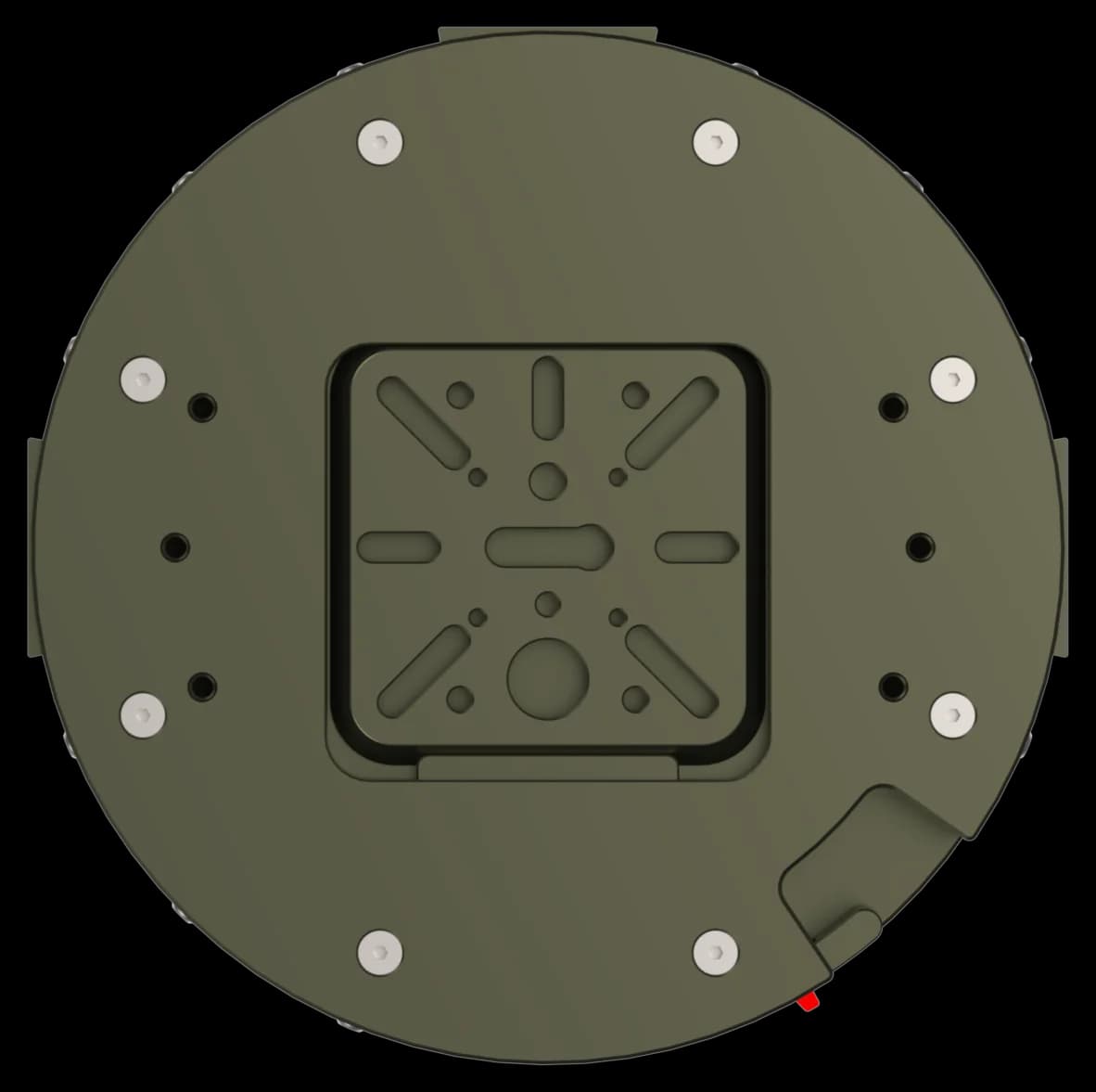 Quick Lock Plate of the GF-NEO Column, top view
