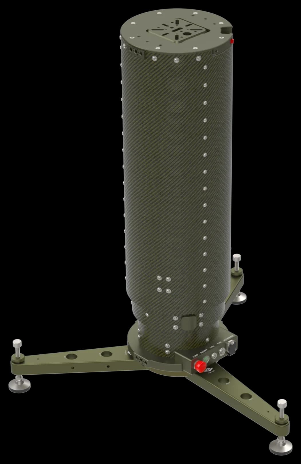 GF-NEO Column standing overslung on the GFM Grip Kit floor base